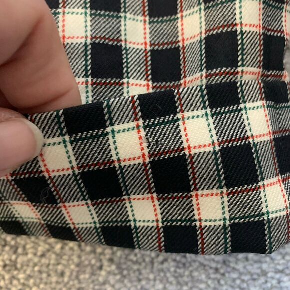 VTG 90s Escada Sport Wool Tartan Plaid Check Shorts Size 34 | US 2 High Waist - Picture 11 of 11